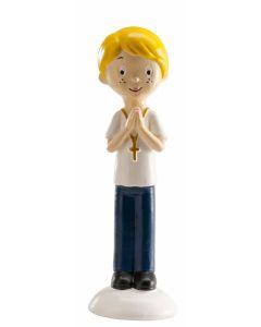 Figurine de communion - Garçon qui prie