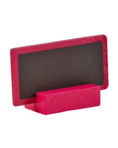 Porte-noms petite ardoise - fuchsia