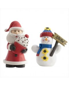 Figurine Père Noël ou Bonhomme de neige