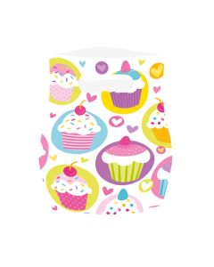 6 sacs de fête cupcake