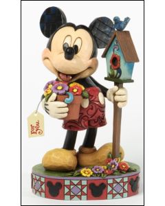 Figurine de collection Mickey au jardin