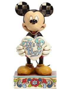 Figurine de collection Mickey 'It's a boy"