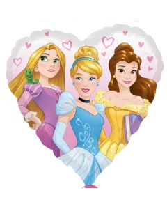 Ballon coeur princesses Disney