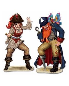 Poster pirate Anne Bonny et Calico Jack