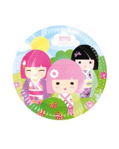 Petites assiettes en carton "Kimmi Junior"  x 8