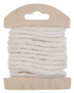 cordon laine blanc