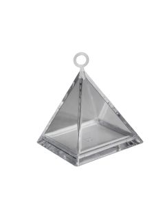 Lot x6 Contenant dragées Pyramide Transparente