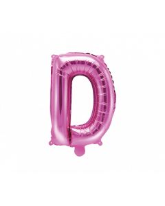 Ballon rose lettre D - 36 cm