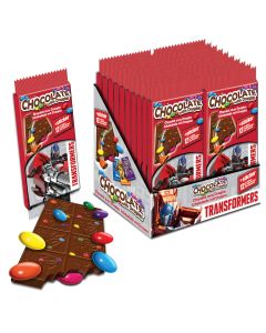 Tablette chocolat dragées Transformers