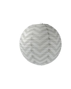 Lanterne chevron gris - 35 cm