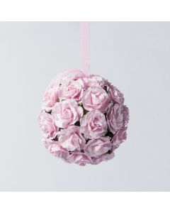 Boule de roses en papier - rose