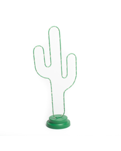 Cactus métal vert lumineux - 19 cm x 40 cm