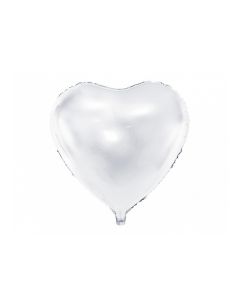 Ballon Mylar Coeur Blanc