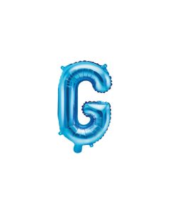 Ballon bleu lettre G - 36 cm