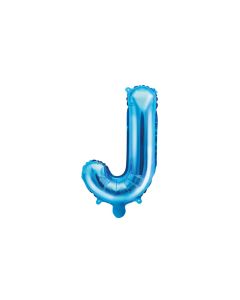 Ballon bleu lettre J - 36 cm