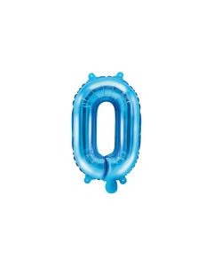 Ballon bleu lettre O - 36 cm