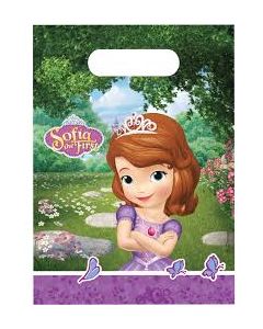 6 sacs anniversaire Princesse Sofia