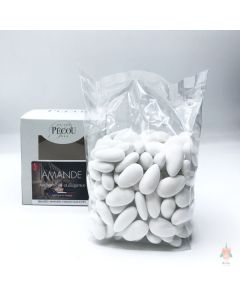 500gr Dragées Amande Parimini 38% - Blanc