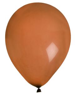 Ballon de Baudruche uni marron x 8