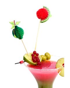 12 piques fruits cocktail