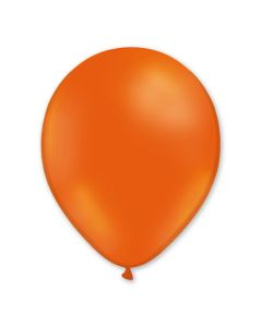 100 ballons unis - orange