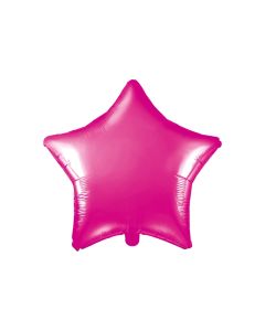 Ballon hélium étoile fuchsia