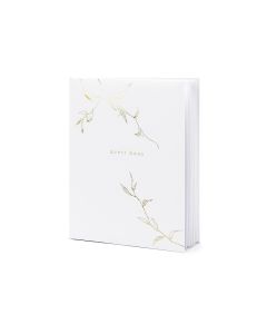 livre d'or "guest book" blanc 