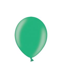 10 ballons 27 cm - vert métallisé