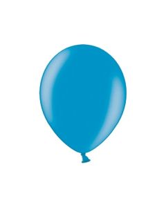 100 ballons 12 cm – turquoise métallisé