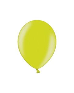 100 ballons 30 cm – citron vert métallisé