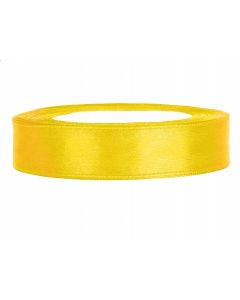 Ruban satin 12 mm - jaune