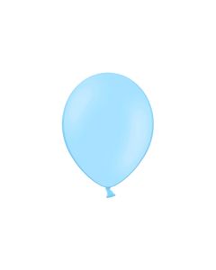 100 ballons bleu ciel pastel - 29 cm