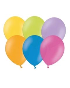 100 ballons multicolores pastels