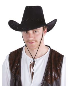 Chapeau cowboy adulte noir