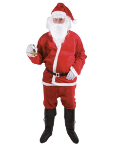 Costume Père-Noël en peluche à petit prix