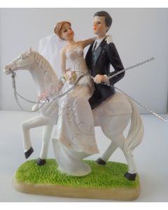 Couple mariés cheval