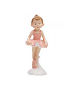 Figurine danseuse Emma rose 13.5 cm
