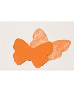 Papillons en intissé - orange