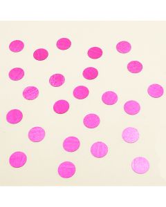 Confettis forme ronde - fuchsia