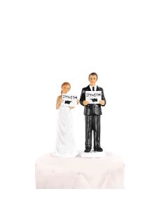 Sujet mariage couple - 14 cm