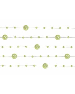 Guirlande de perles 1m30 – vert clair