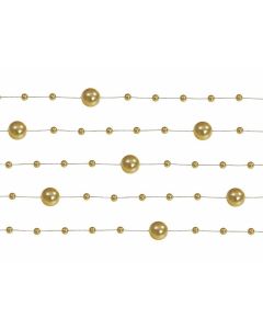 Guirlande de perles 1m30 – or