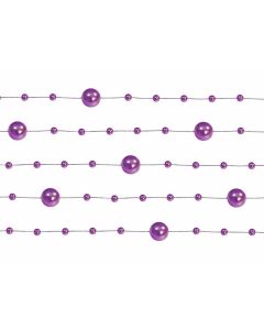Guirlande de perles 1m30 – violet