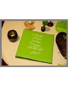 livre or amour mariage vert anis 