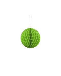 Boule chinoise alvéolée vert pomme - 30 cm