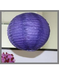Lampion uni violet - 35 cm