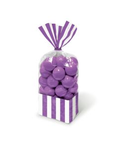 Lot 10 sacs confiseries - candy bar violet