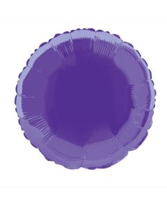 Ballon hélium forme ronde - violet
