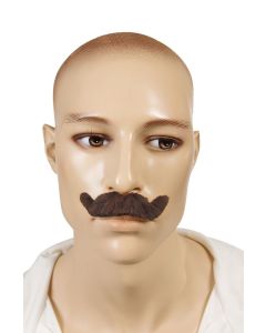 Fauuse Moustache stylisée marron 
