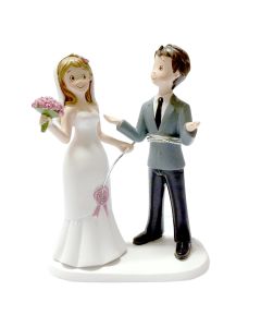 Figurine couple mariés corde